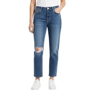 Abercrombie & Fitch The Mom Jeans Womens 10 High Rise Distressed Denim Casual